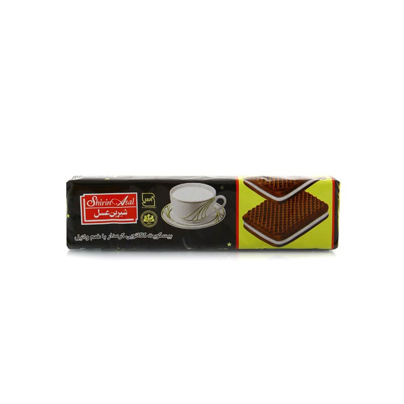 شیرین عسل بیسکویت کرمدار مانژ 120گ کاکائو