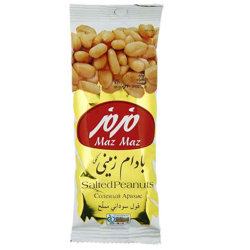 مزمز بادام زمینی نمکی