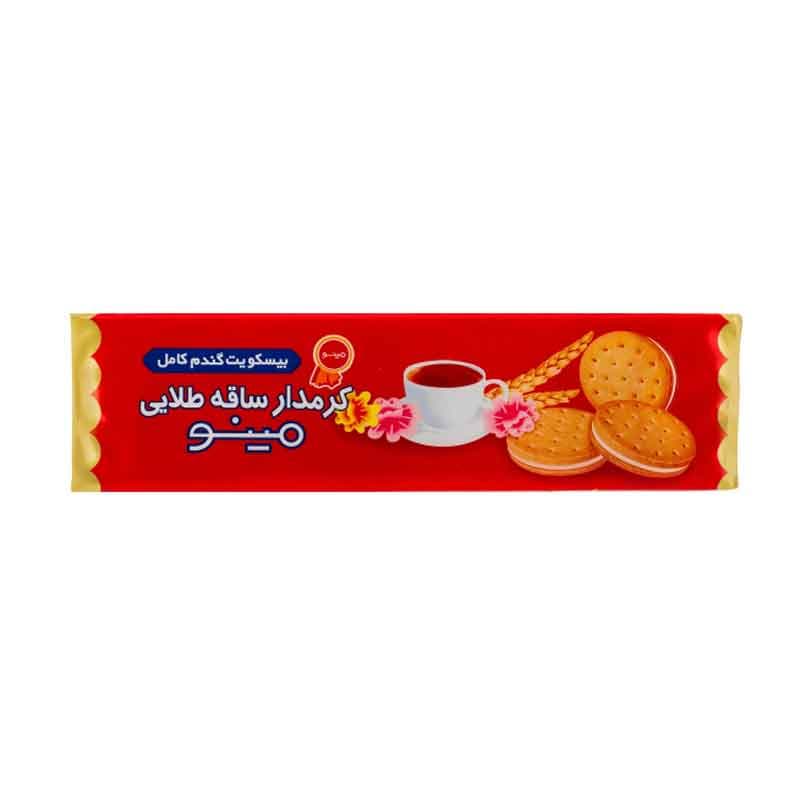 مینو بیسکویت ساقه طلایی کرمدار