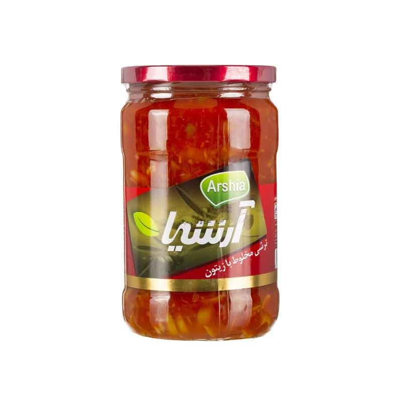 آرشیا سالاد شور 660 گ قرمز(ترشی با زیتون)