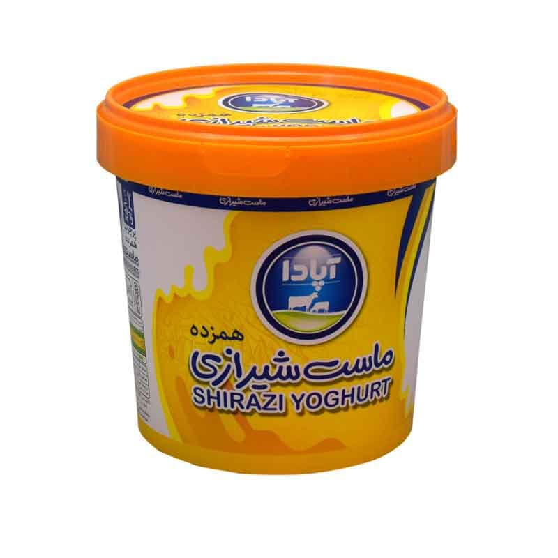 آپادا ماست سطلی 1500گ همزده شیرازی