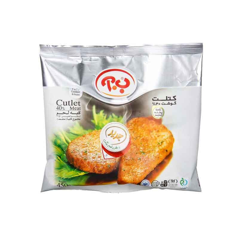 ب.آ کتلت گوشت 40% 450گ 2101