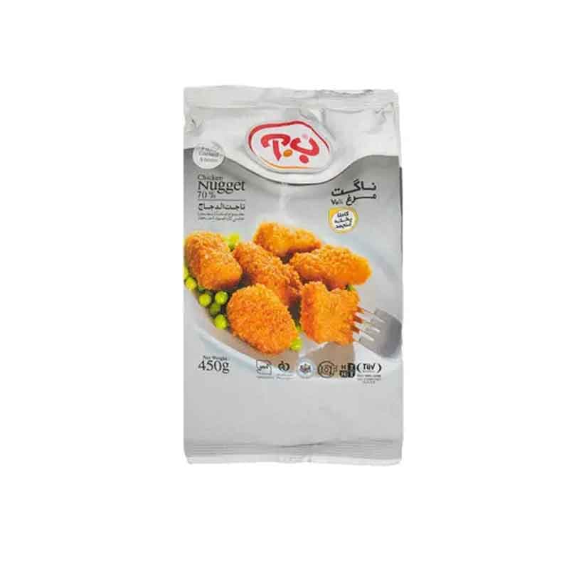 ب.آ ناگت مرغ 70% 450گ 2101 2226