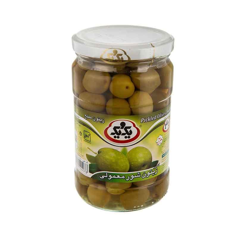 یک و یک زیتون شور معمولی