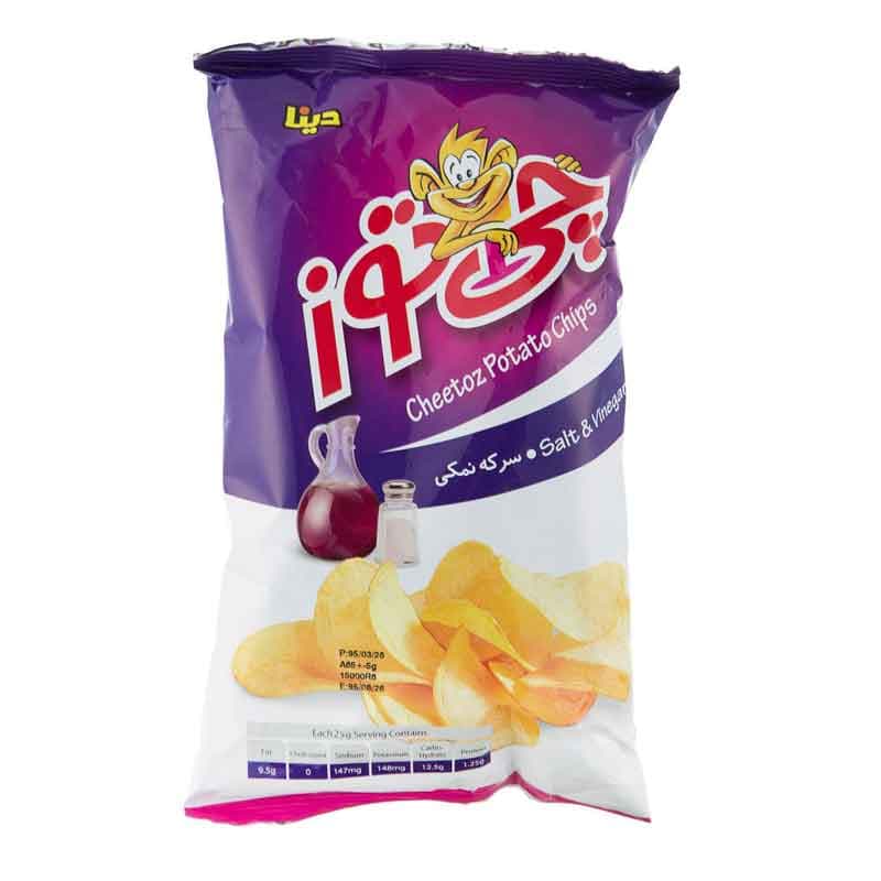 چی توز چیپس سرکه متوسط 36ع