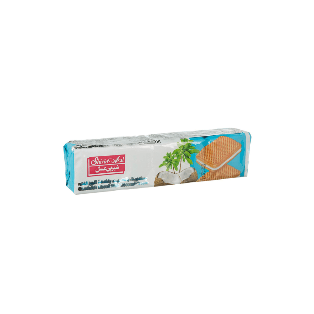 شیرین عسل بیسکویت کرمدار مانژ 120گ نارگیلی
