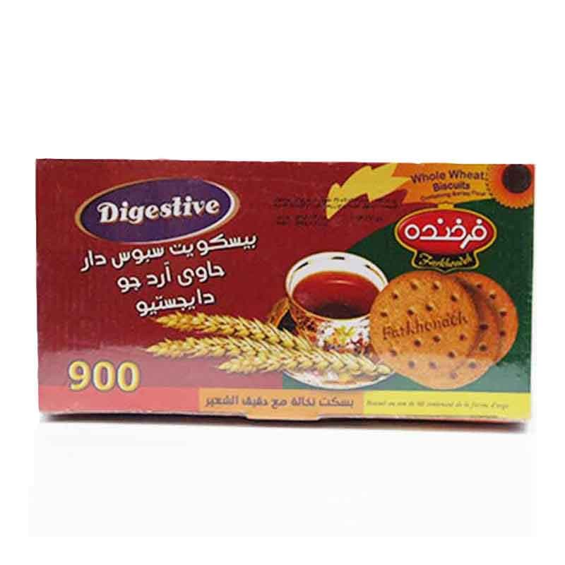فرخنده بیسکویت 900گ سبوس دار