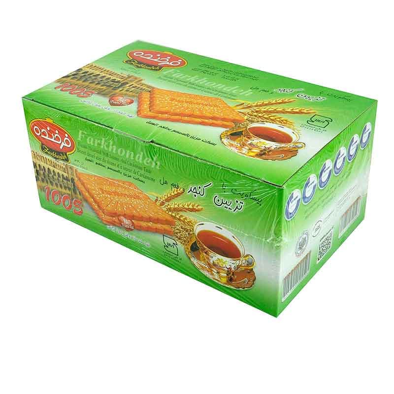 فرخنده بیسکویت 1005گ کنجدی