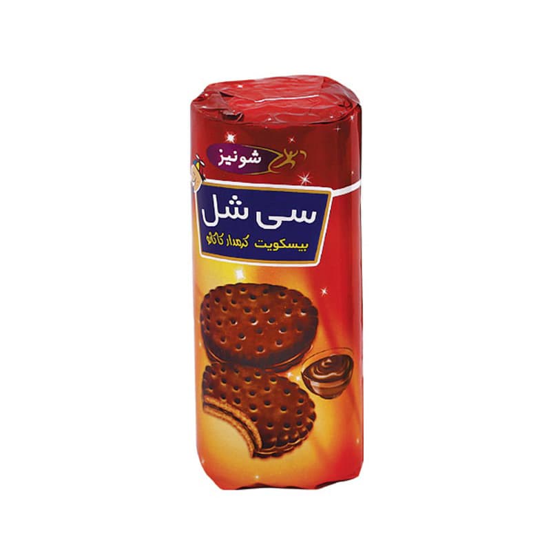 شونیز بیسکویت کرمدار سی شل فندق کلاسیک