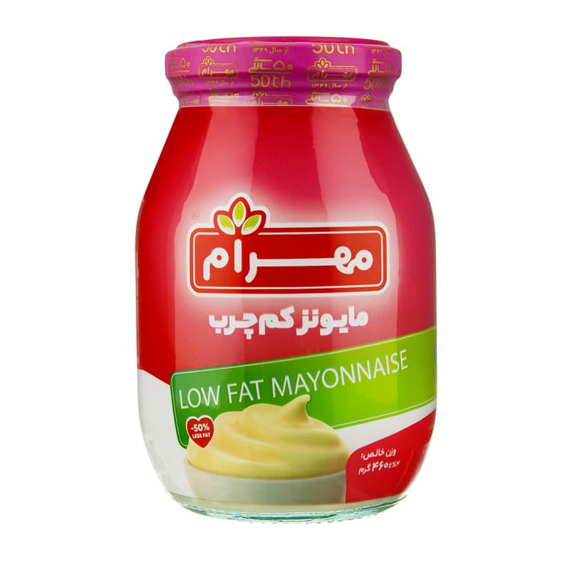 مهرام سس مایونز 460گ کم چرب