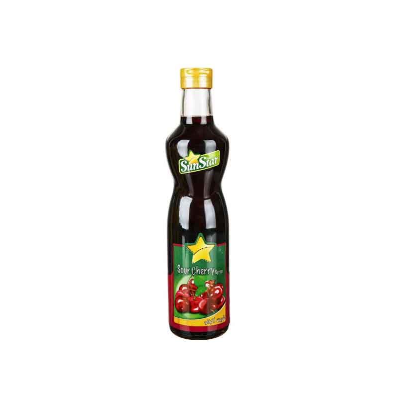 سان استار شربت 780گ شیشه آلبالو