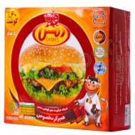 دمس پیتزا برگر 60% (همبرگر مخصوص با پنیر)
