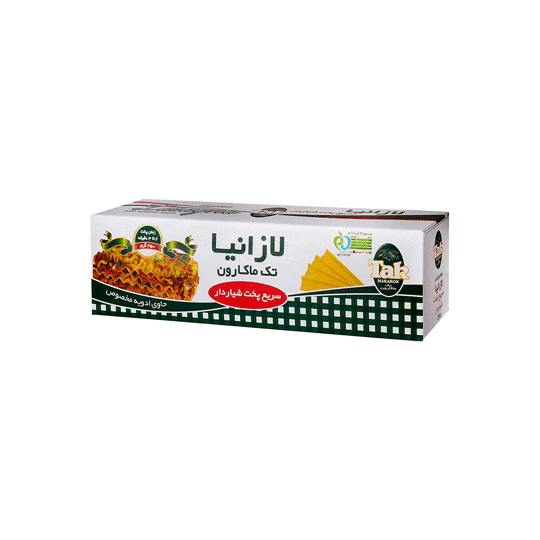 تک ماکارون لازانیا 250گ شیاردار