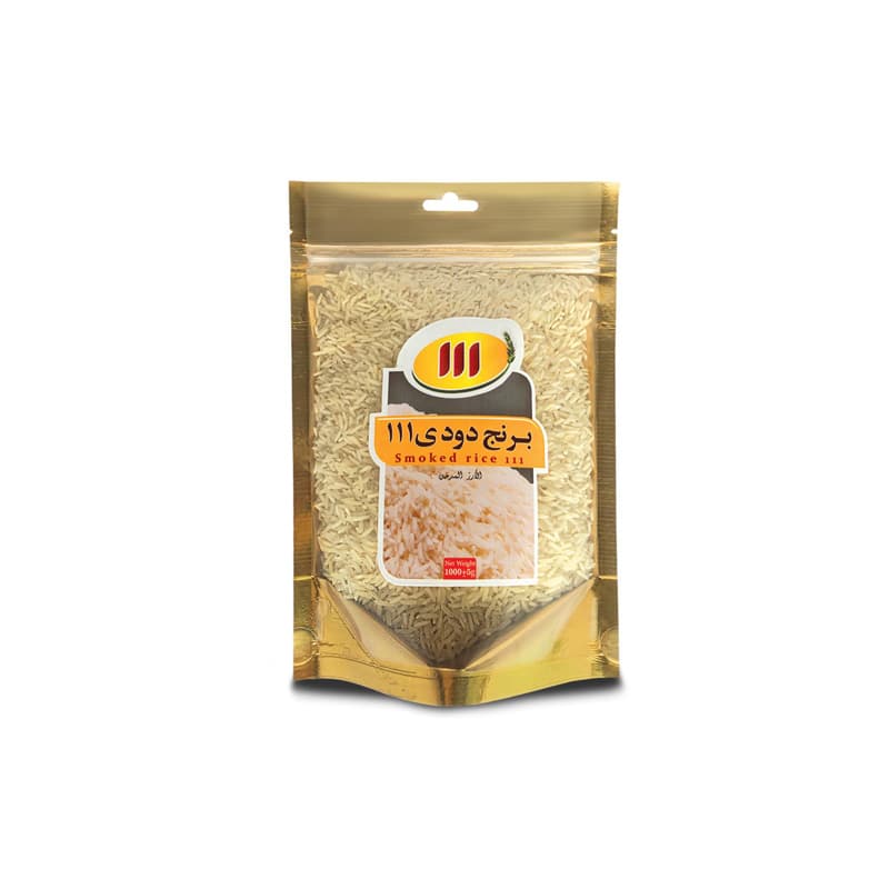 صدویازده برنج 900گ دودی 111