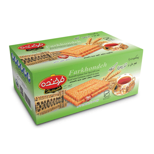 فرخنده بیسکویت 1000گ کنجد