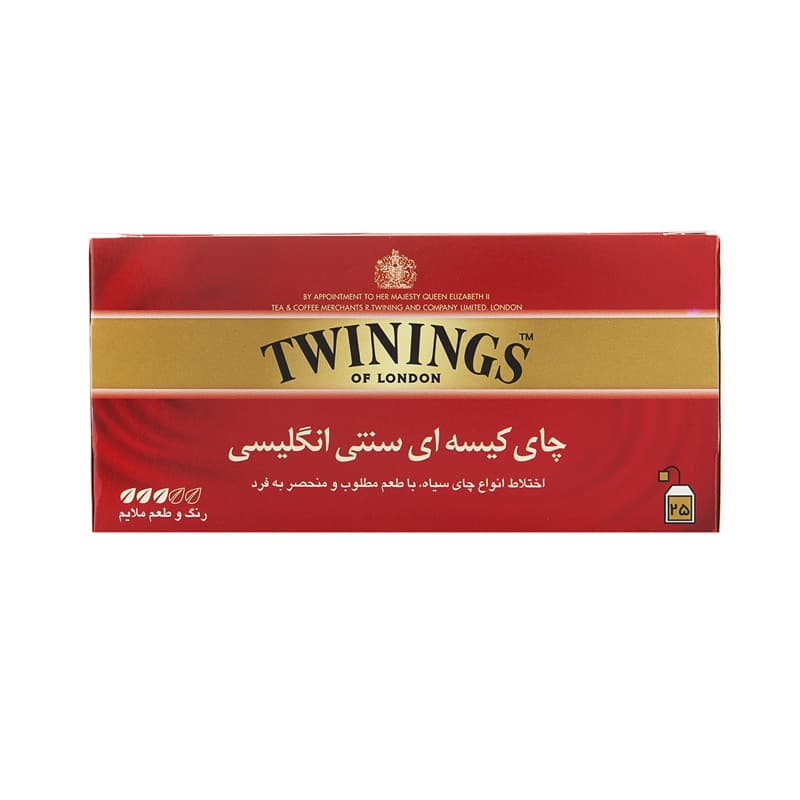 چای تی بگ سنتی انگلیسی 25ع توینینگز