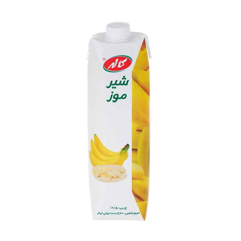 کاله1 شیر موز 1ل منشوری 1840