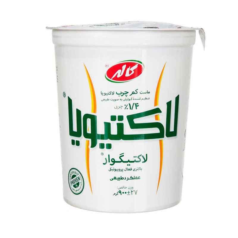 کاله1 ماست لاکتیویا 900گ کم چرب پروبیوتیک 2372