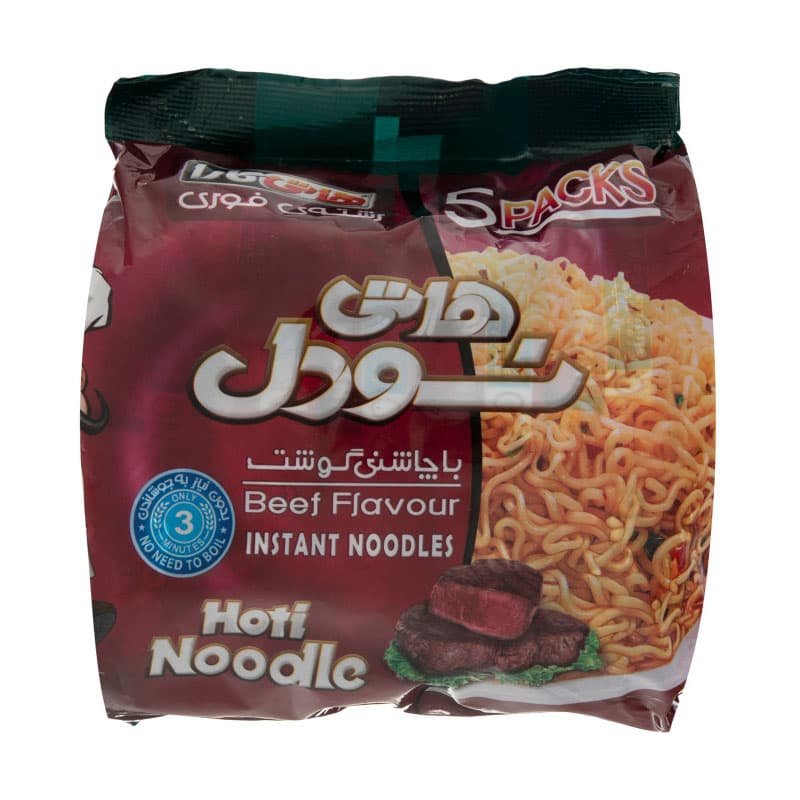 هاتی نودل پک 5ع انواع