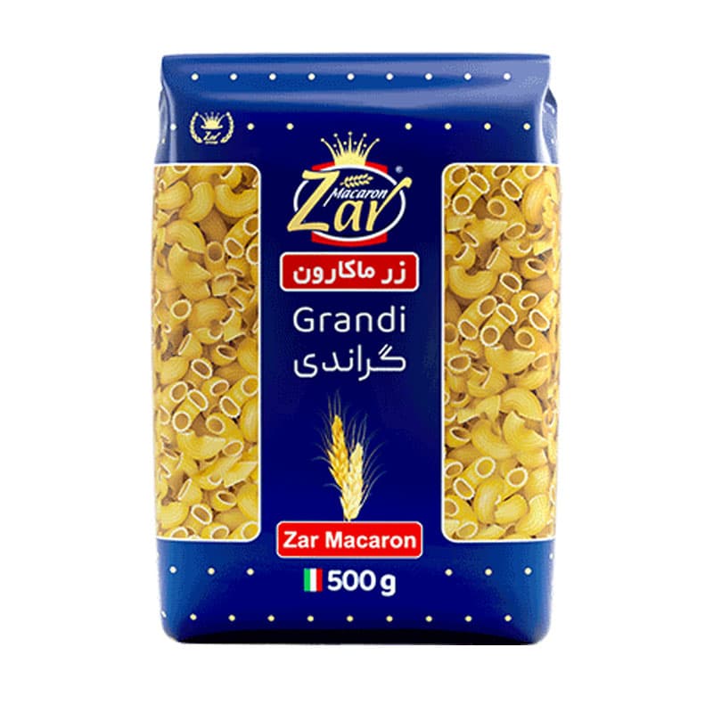 زرماکارون ماکارونی فرمی 500گ گراندی