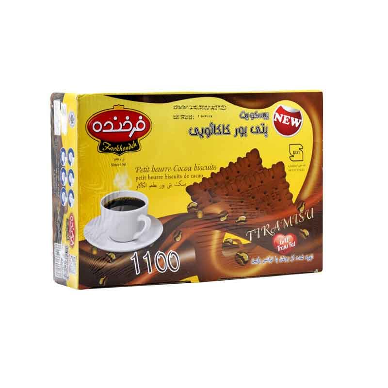 فرخنده بیسکویت 520گ پتی پور کاکائو