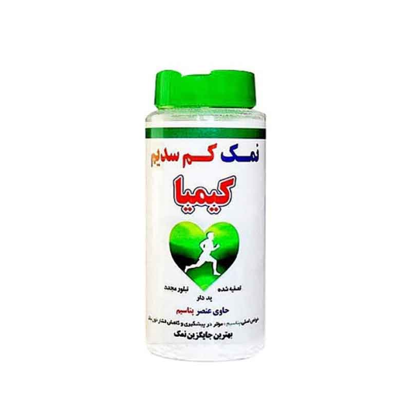 نمک0 کیمیا 200گ کم سدیم نمکدان