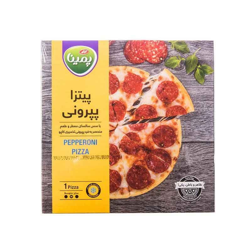 کاله1 پیتزا پپرونی کاپو سایز متوسط پمینا