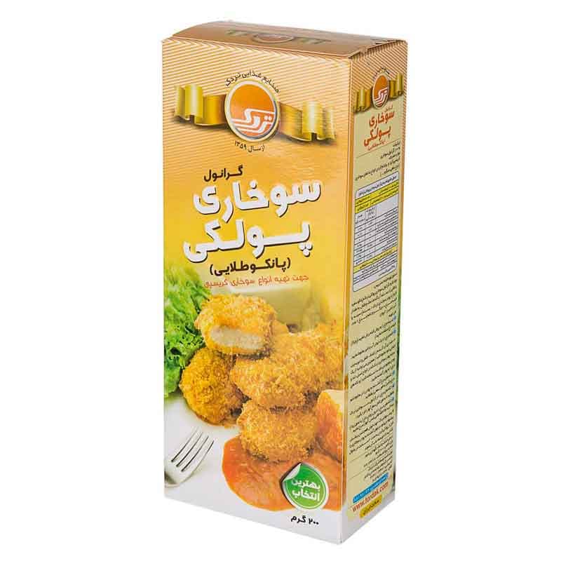 تردک پودر گرانول سوخاری پولکی طلایی