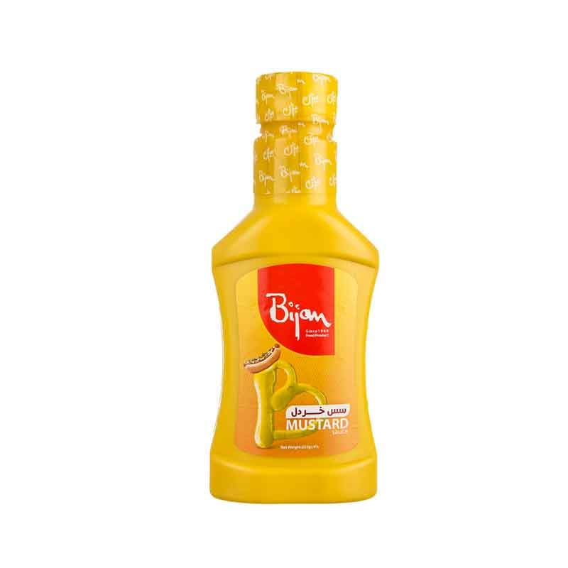 بیژن سس خردل 255گ پت