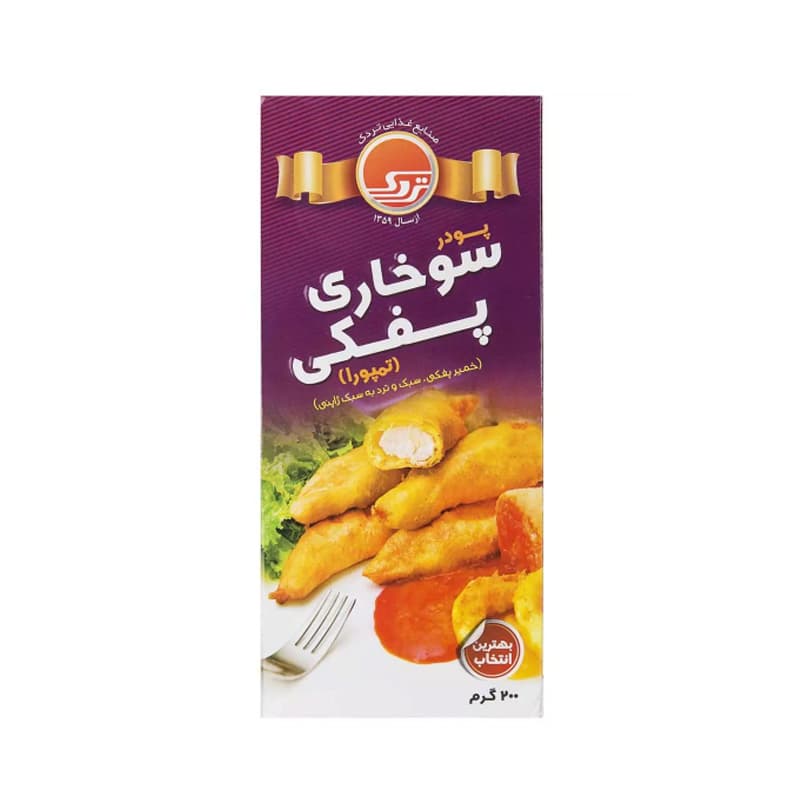 تردک پودر سوخاری 200گ پفکی (تمپورا)