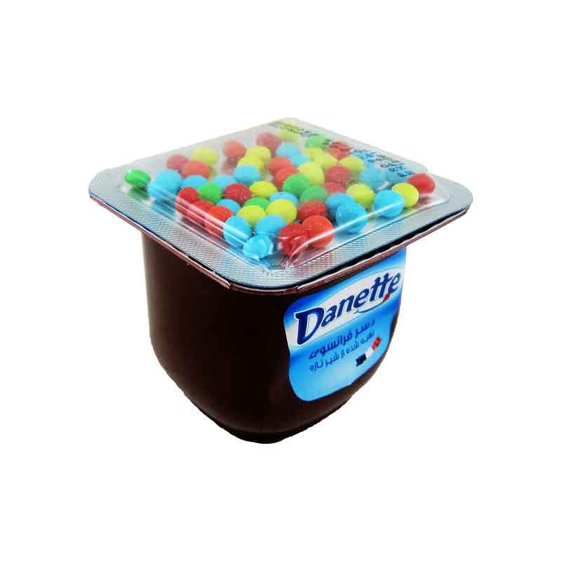 دنت0 دسر 100گ تاپر شکلات سه رنگ/اسمارتیز(قاشق)