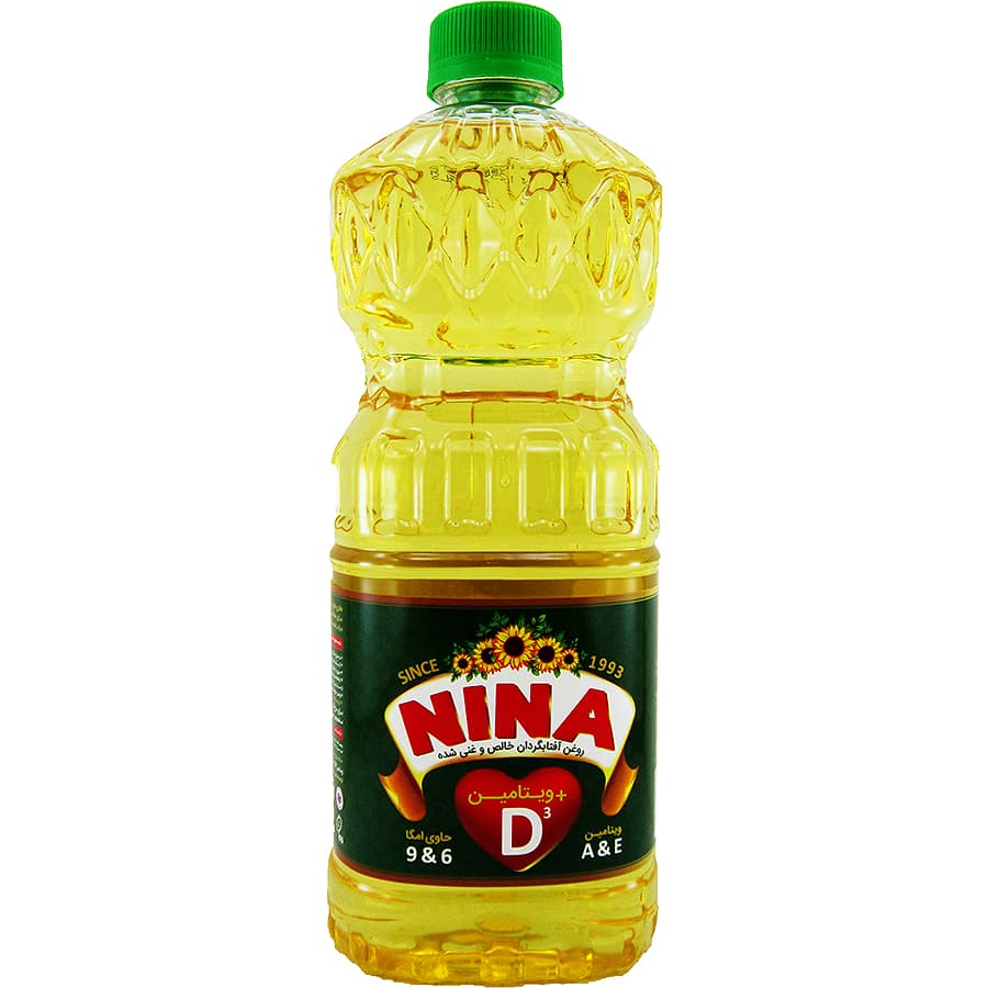 نینا روغن افتاب گردون ویتامین  دی 810گ