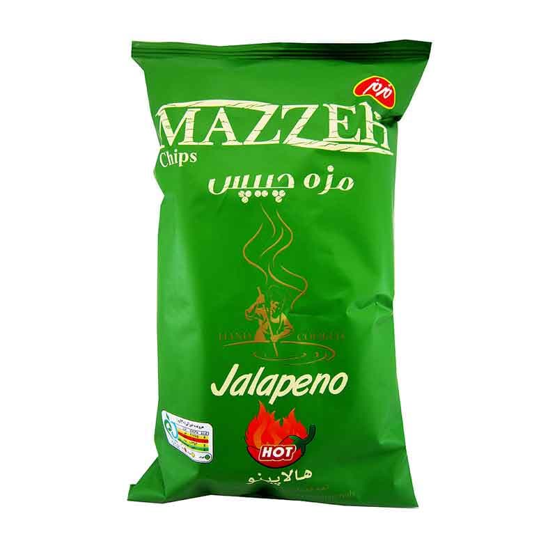 مزمز چیپس مزه چیپس هالاپینو 40ع