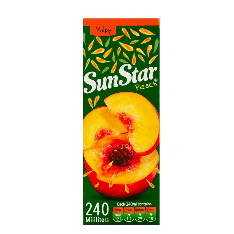 سان استار 240 م نوشیدنی پالپ دار هلو
