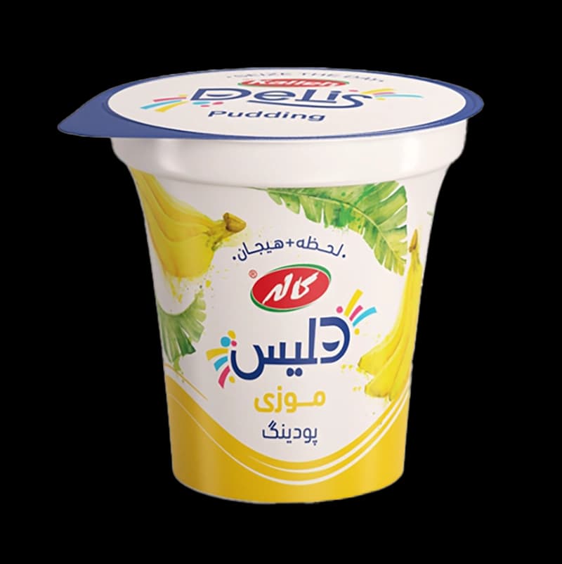 کاله1 دلیس پودینگ 100گ لیوانی موز