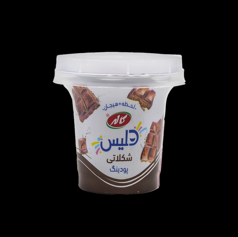 کاله1 دلیس پودینگ 100گ لیوانی شکلاتی