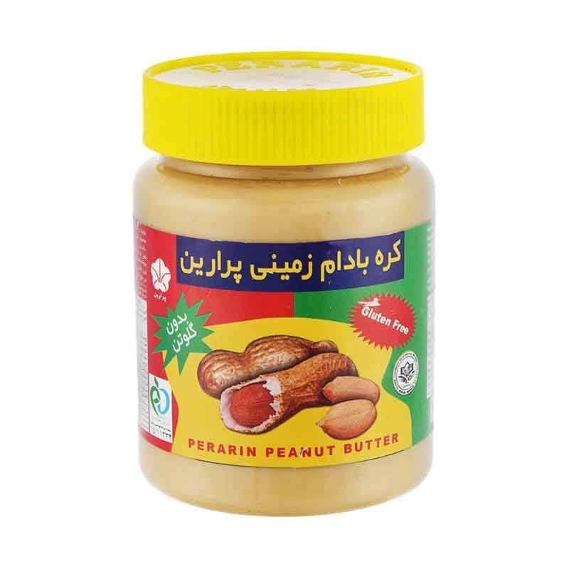 پرارین کره بادام زمینی 350گ ساده زرد