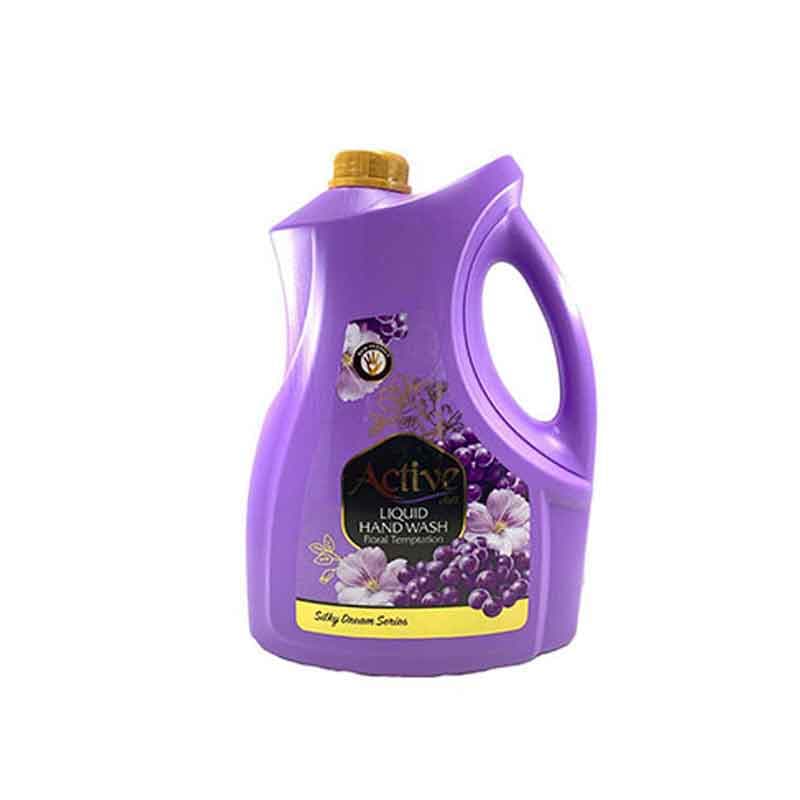 اکتیو مایع دسشوئی  ابریشمی 3750 گرمی بنفش