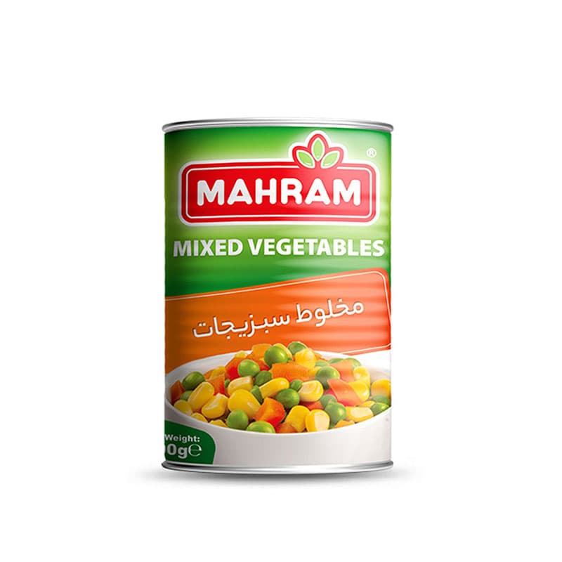 مهرام مخلوط سبزیجات 400 گرمی
