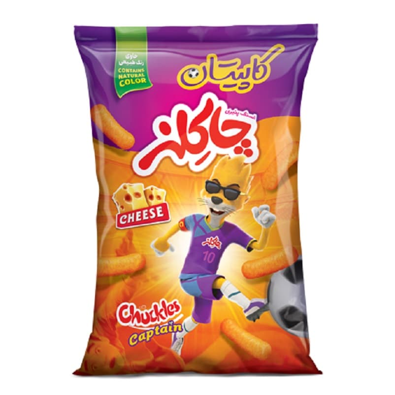 چاکلز اسنک کاپیتان پنیری90گ 15 ع