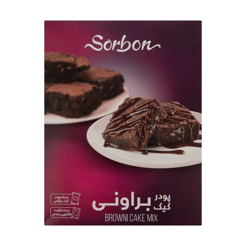 سوربن پودرکیک براونی400گرمی