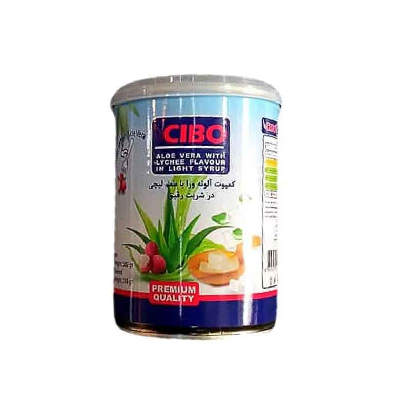 کمپوت الوئه ورا خرد شده 225 گرم لیچی سیبو