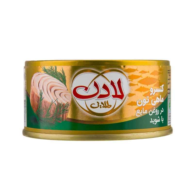 لادن تن ماهی 180 گرمی طعم ددار