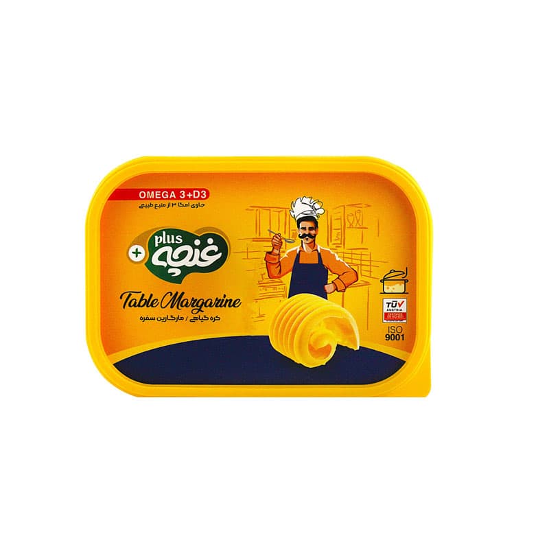 غنچه مارگارین 250گرم غنچه پلاس پخت وپز2598