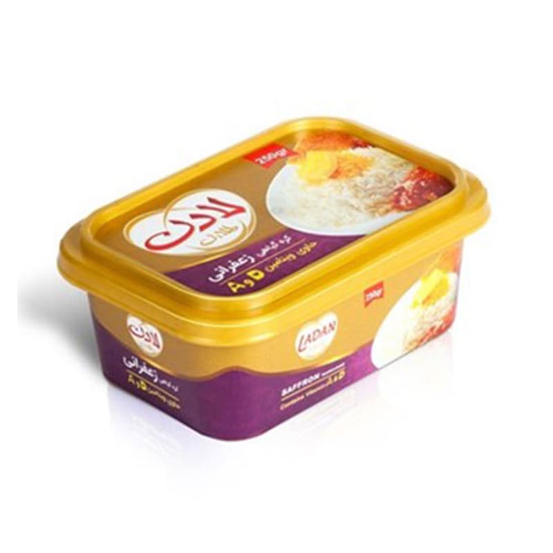 لادن طلائی کره گیاهی پخت و پز زعفرونی 250 گرمی