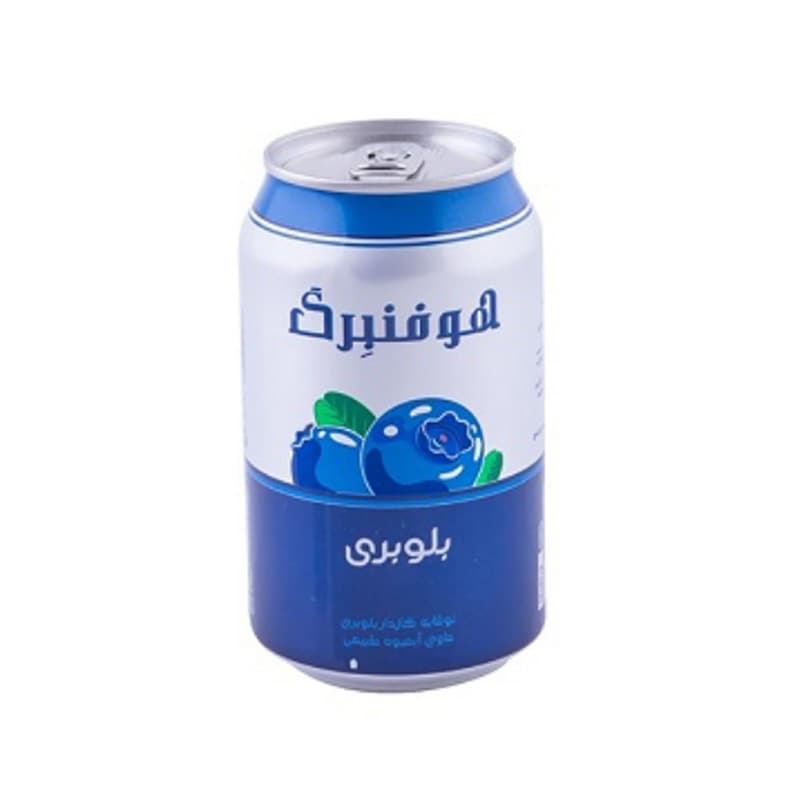 هوفنبرگ اب  میوه قوطی بلوبری