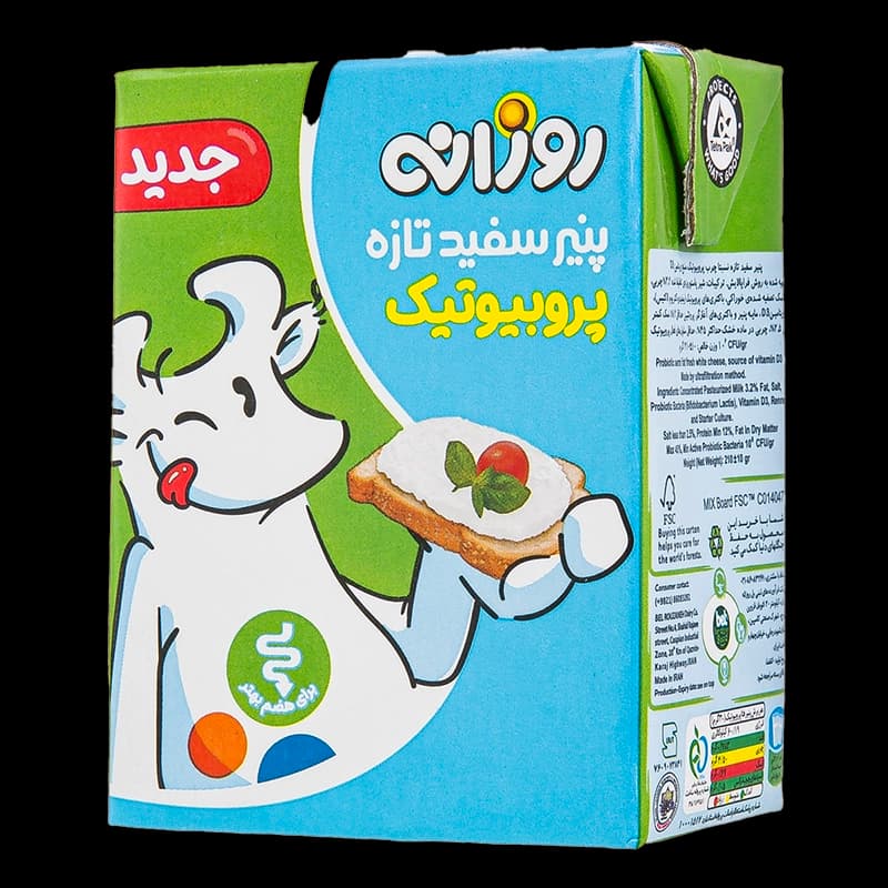 روزانه پنیر 210گ پروبیوتیک پرچرب
