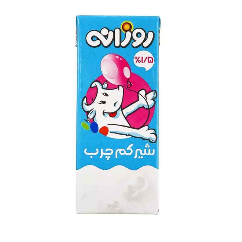 روزانه شیر ساده کم چرب 200م