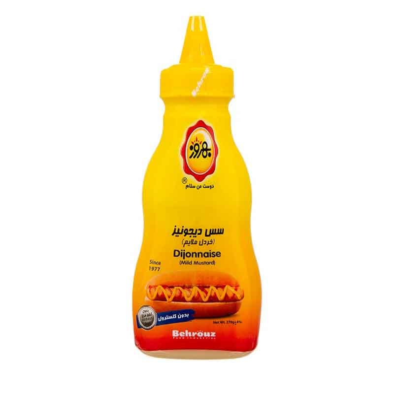 بهروز سس دیجونیز خردل ملایم270گ