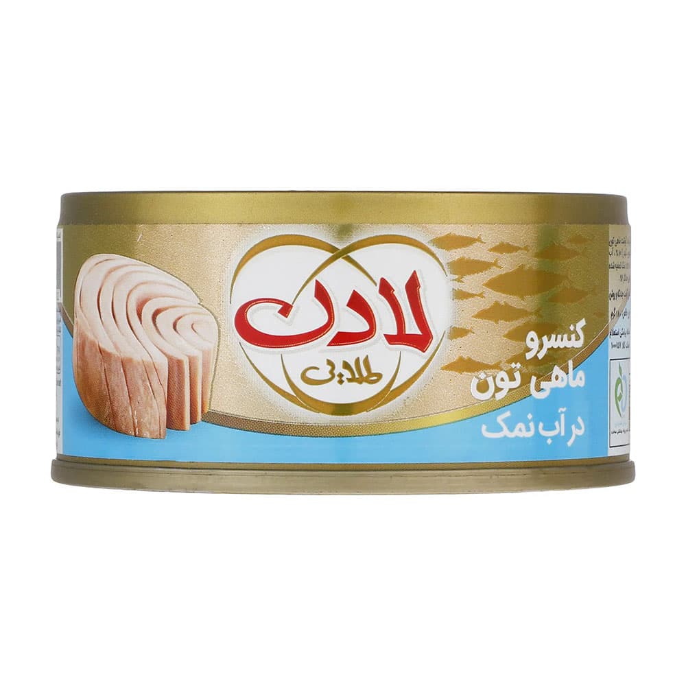 لادن کنسرو تن ماهی در آب و نمک دریایی 180گ
